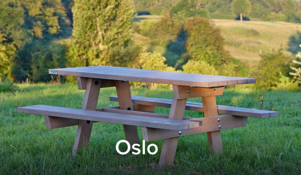 Kunststof picknicktafel Oslo
